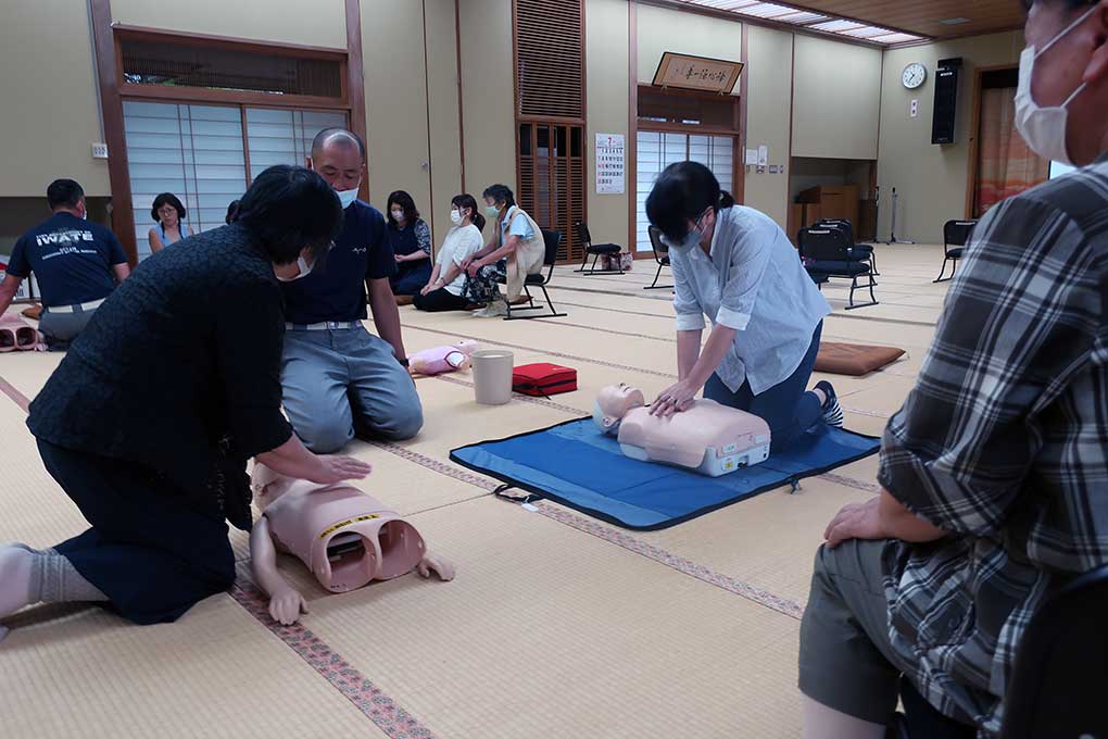 [写真]救急救命講習Ⅲ 1枚目
